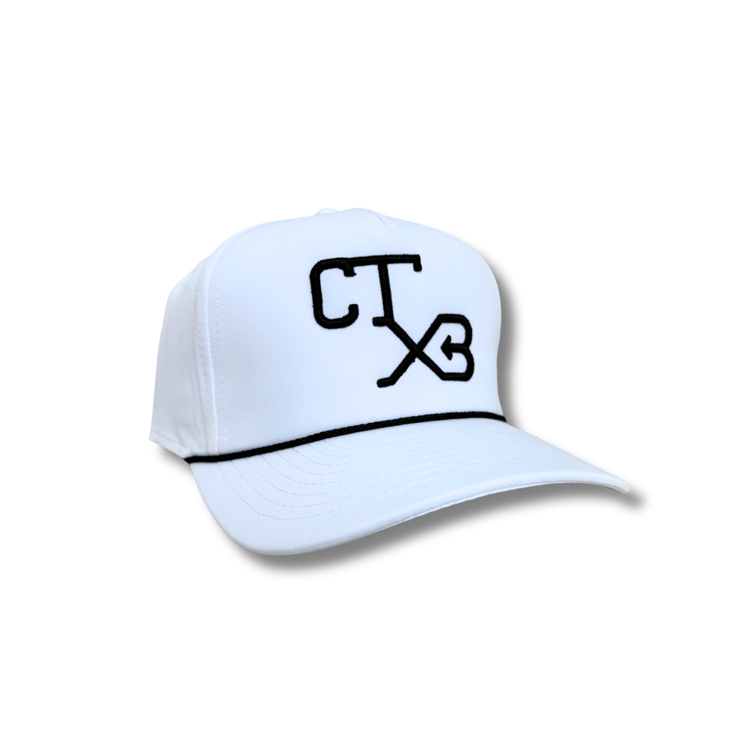 Cattleman Rope Trucker Cap - White