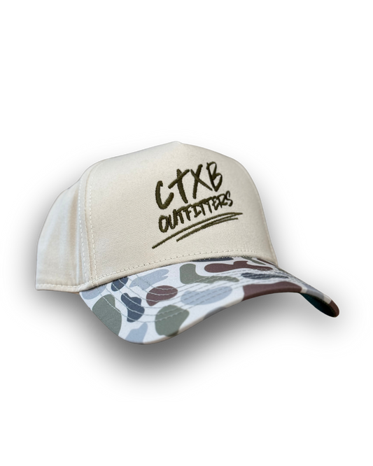 Brackish - Camo/Ivory Cap