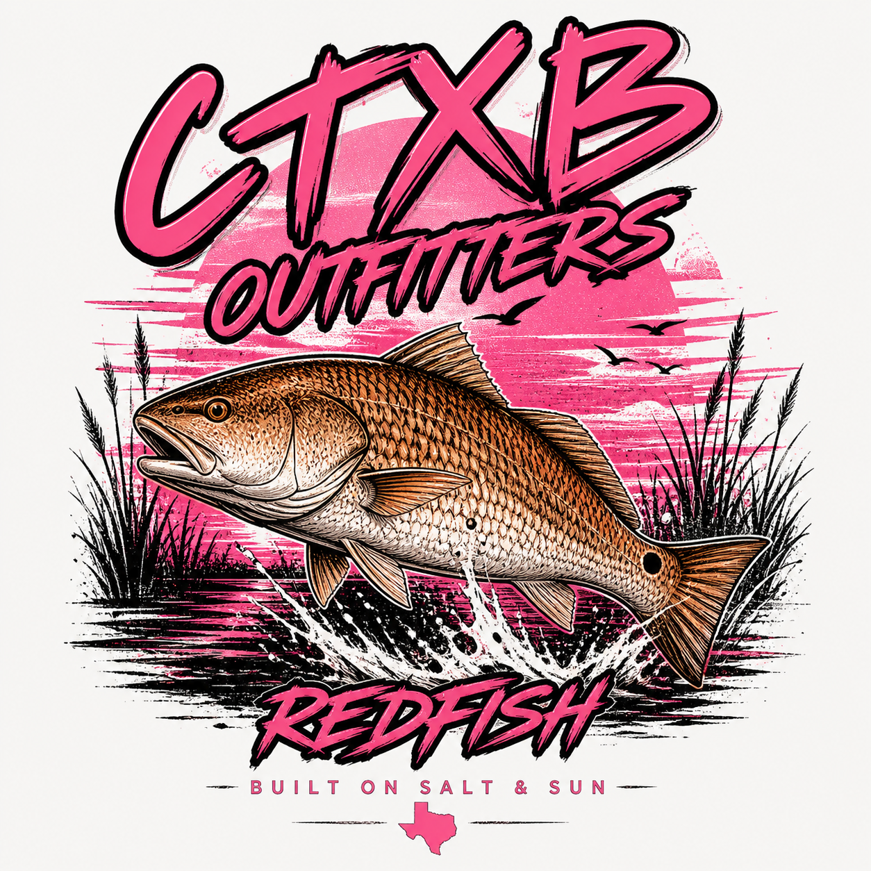 CTXB Outfitters Redfish - Sticker
