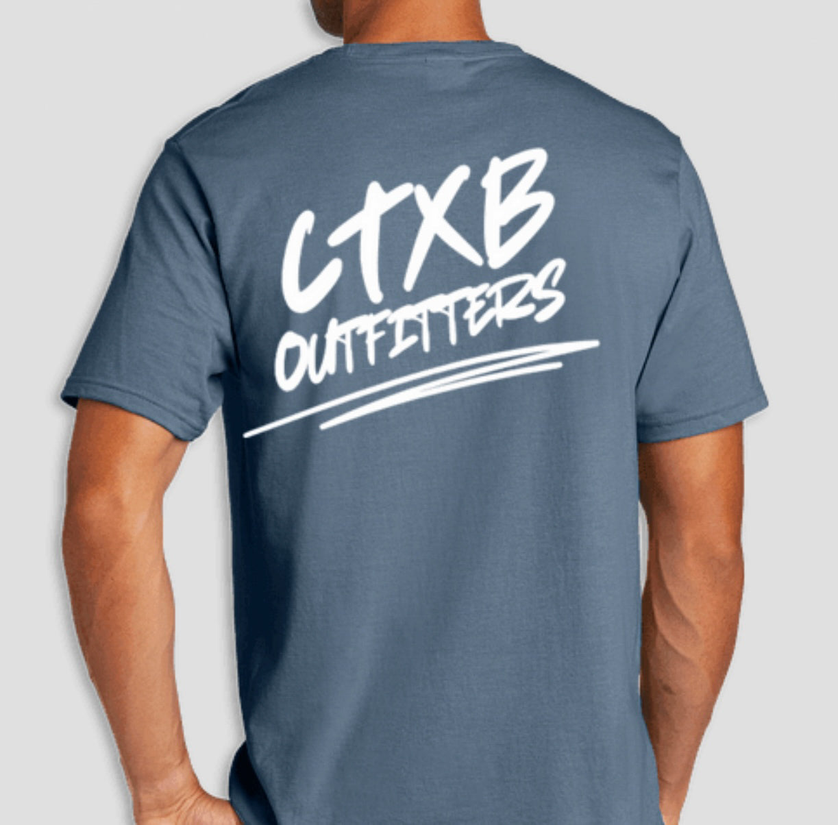 CTXB Outfitters Unisex Tee - Heather Blue