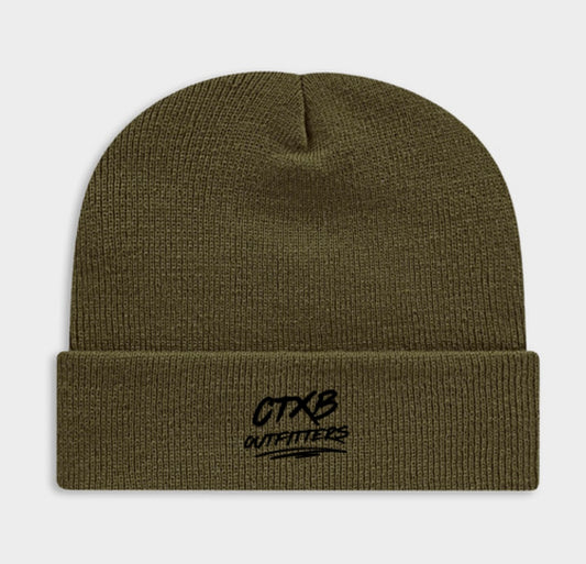Backwoods Cuffed Beanie - Olive Green