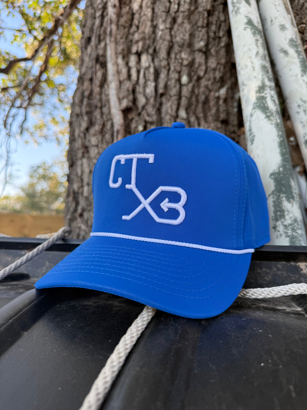 Cattleman Rope Trucker Cap - Royal Blue