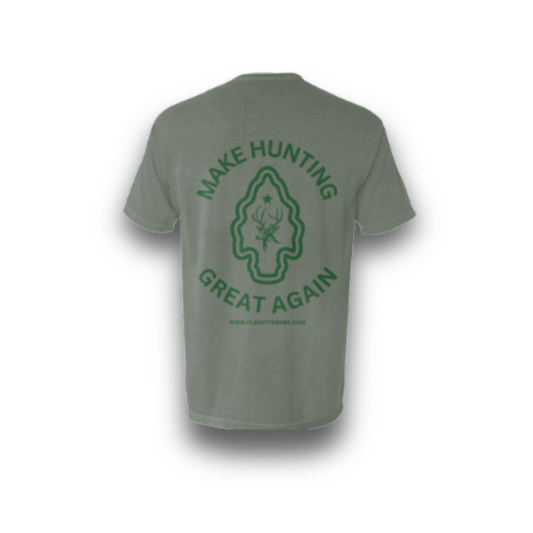 Make Hunting Great Again Pocket Tee - Cypress Green