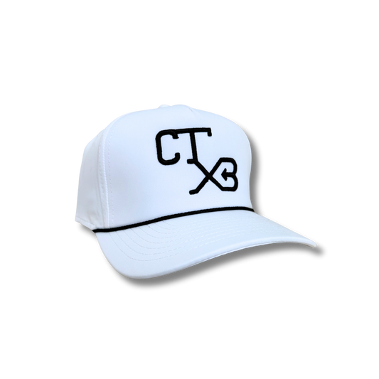Cattleman Rope Trucker Cap - White