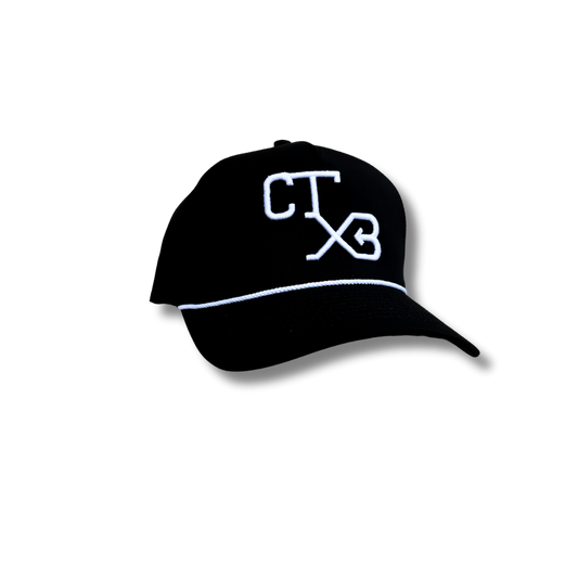 Cattleman Rope Trucker Cap - Black